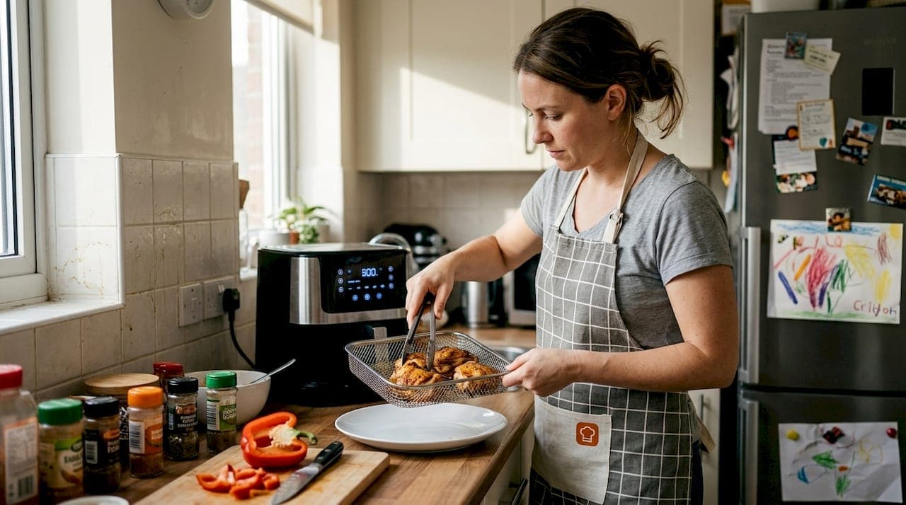 Air fryer main courses: healthy, fast, and flavorful